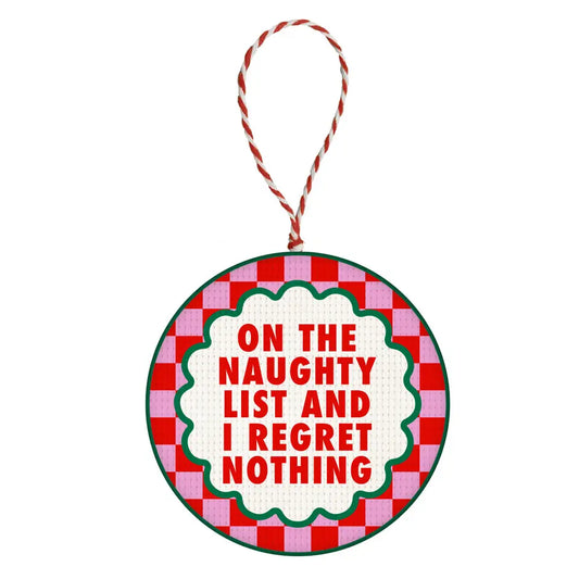 On the Naughty List Ornament