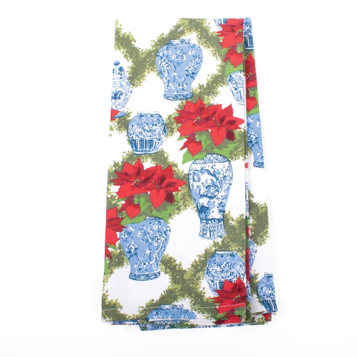 Poinsettias Kitchen Towel