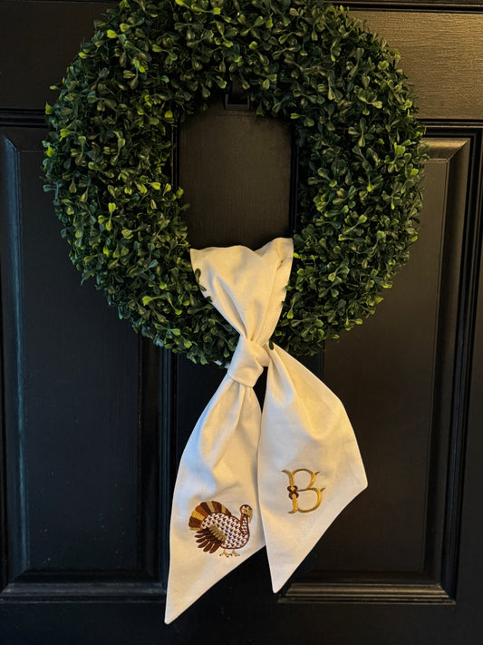 Wreath Sash