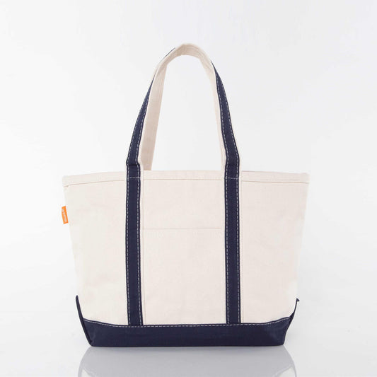 Medium Boat Tote (Navy)