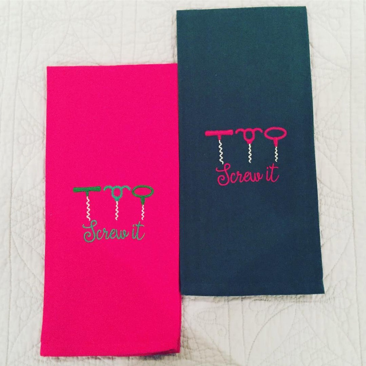 Screw It Dish Towel